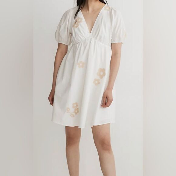 Madewell Annamarie Mini Dress nwt size 4 - Picture 1 of 14